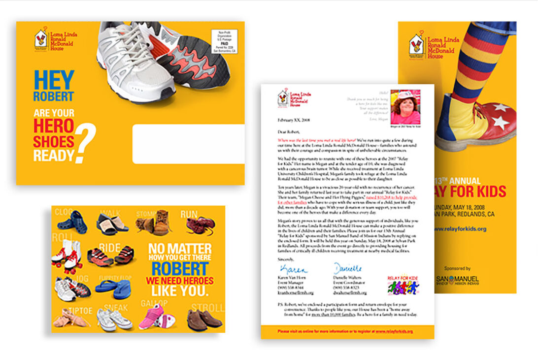 Loma Linda Ronald McDonald House Direct Mail Package