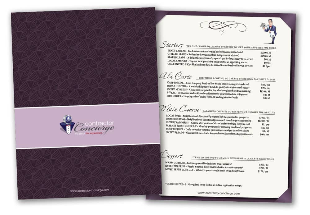 Contractor Concierge Branded Flyer