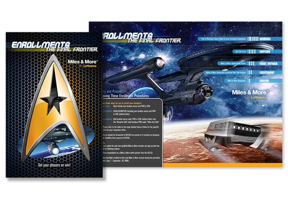Lufthansa Miles & More Employee Incentive Program | Star Trek Theme