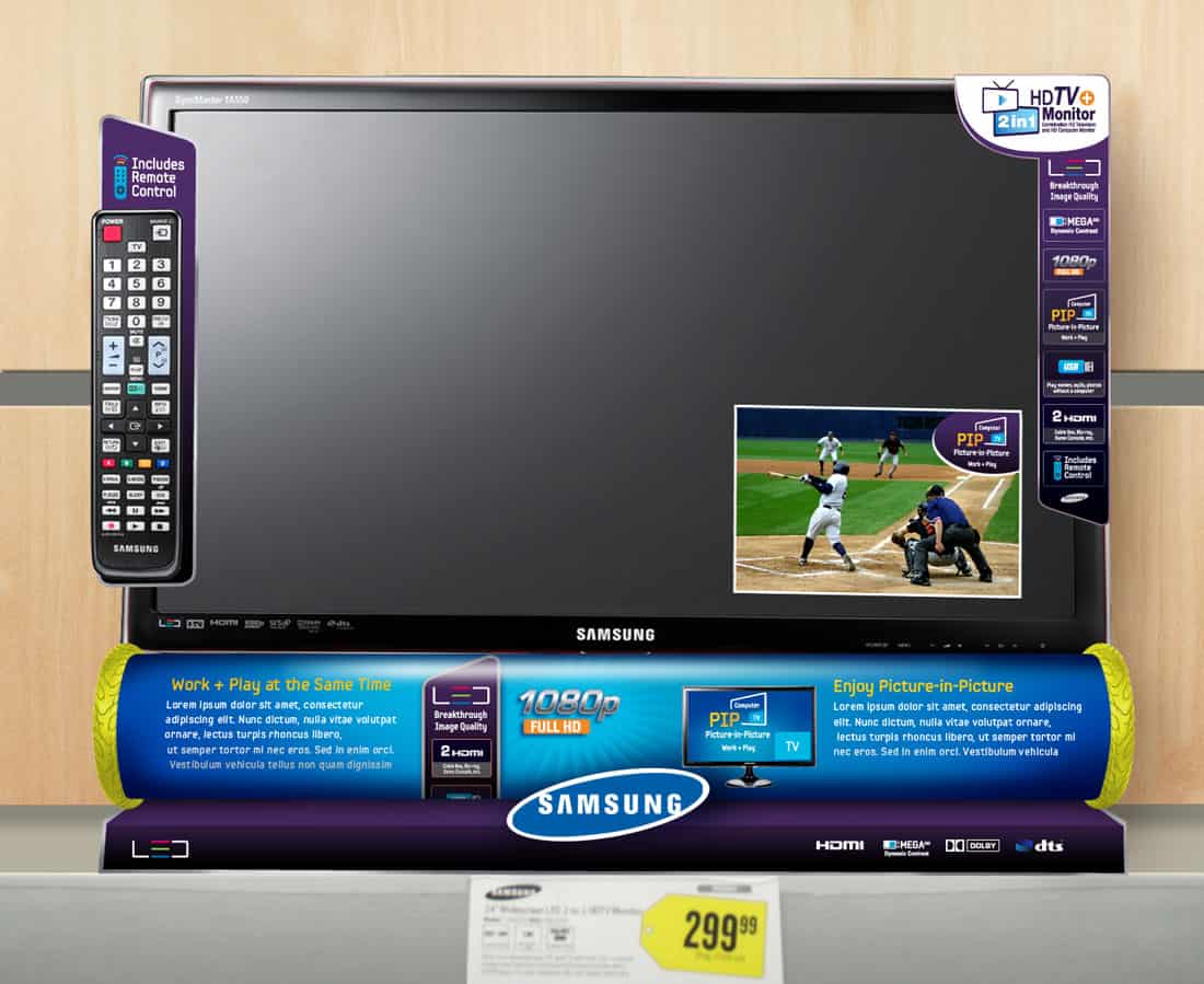 Samsung TVs Point-of-Display POS