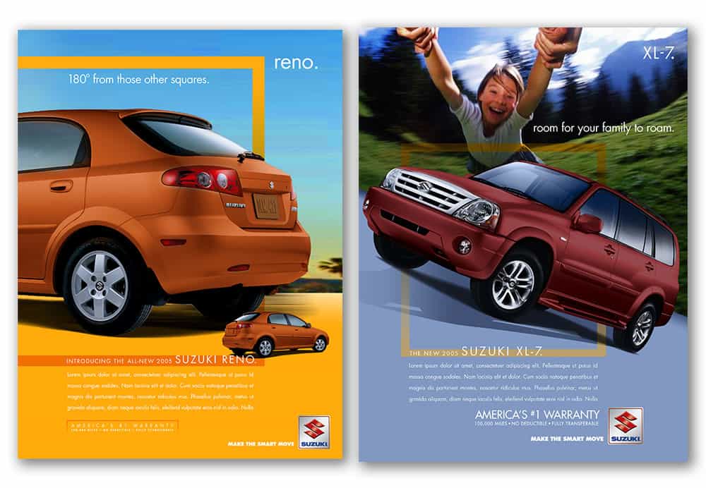 Suzuki Motors Print Ad Campaign