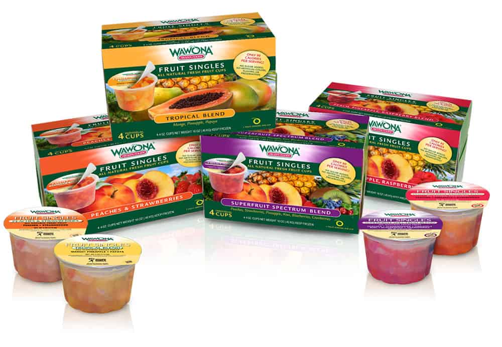 Wawona CPG Fruit Cup Packaging